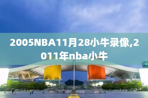 2005NBA11月28小牛录像,2011年nba小牛