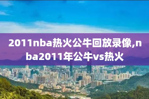 2011nba热火公牛回放录像,nba2011年公牛vs热火