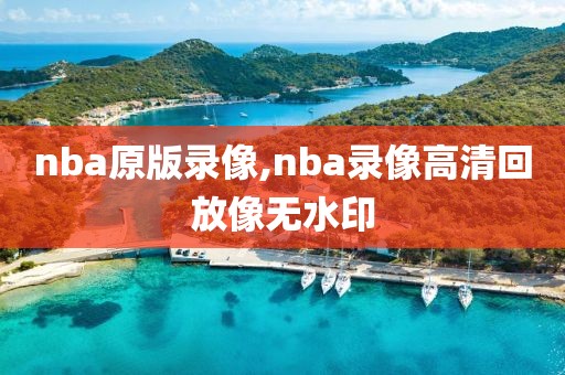 nba原版录像,nba录像高清回放像无水印