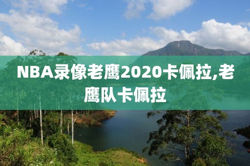 NBA录像老鹰2020卡佩拉,老鹰队卡佩拉