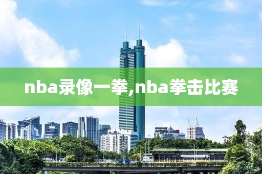 nba录像一拳,nba拳击比赛