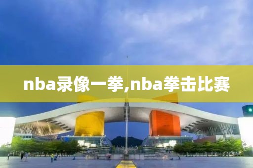 nba录像一拳,nba拳击比赛