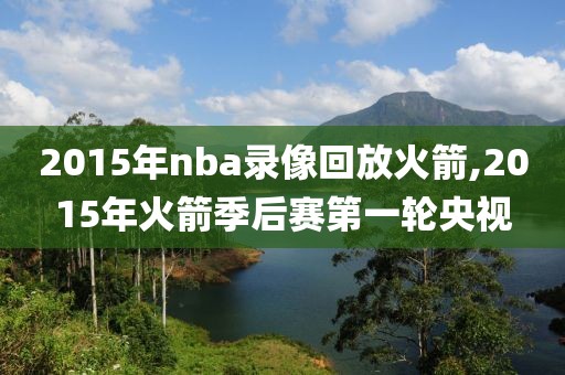 2015年nba录像回放火箭,2015年火箭季后赛第一轮央视