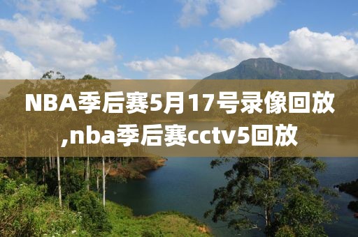 NBA季后赛5月17号录像回放,nba季后赛cctv5回放