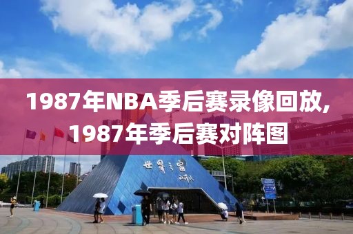 1987年NBA季后赛录像回放,1987年季后赛对阵图