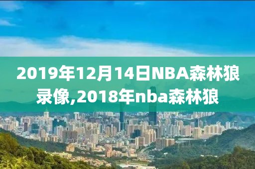 2019年12月14日NBA森林狼录像,2018年nba森林狼