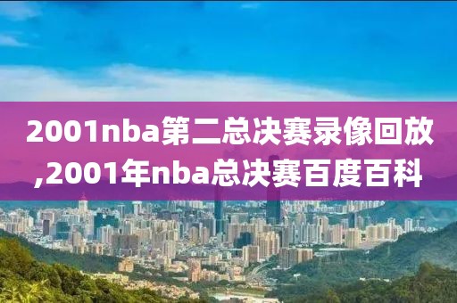 2001nba第二总决赛录像回放,2001年nba总决赛百度百科