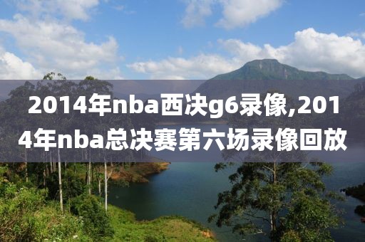 2014年nba西决g6录像,2014年nba总决赛第六场录像回放