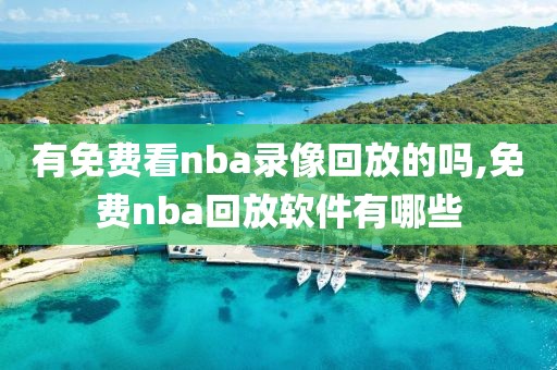 有免费看nba录像回放的吗,免费nba回放软件有哪些