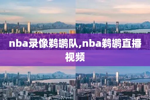 nba录像鹈鹕队,nba鹈鹕直播视频