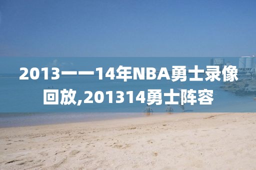 2013一一14年NBA勇士录像回放,201314勇士阵容