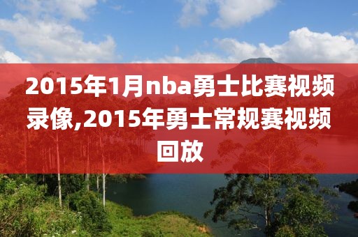 2015年1月nba勇士比赛视频录像,2015年勇士常规赛视频回放