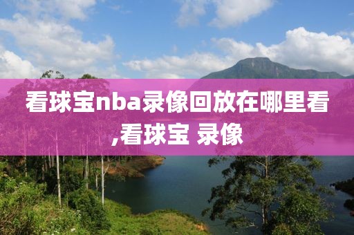 看球宝nba录像回放在哪里看,看球宝 录像