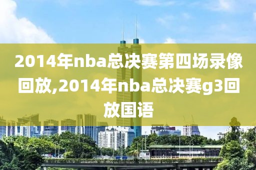 2014年nba总决赛第四场录像回放,2014年nba总决赛g3回放国语